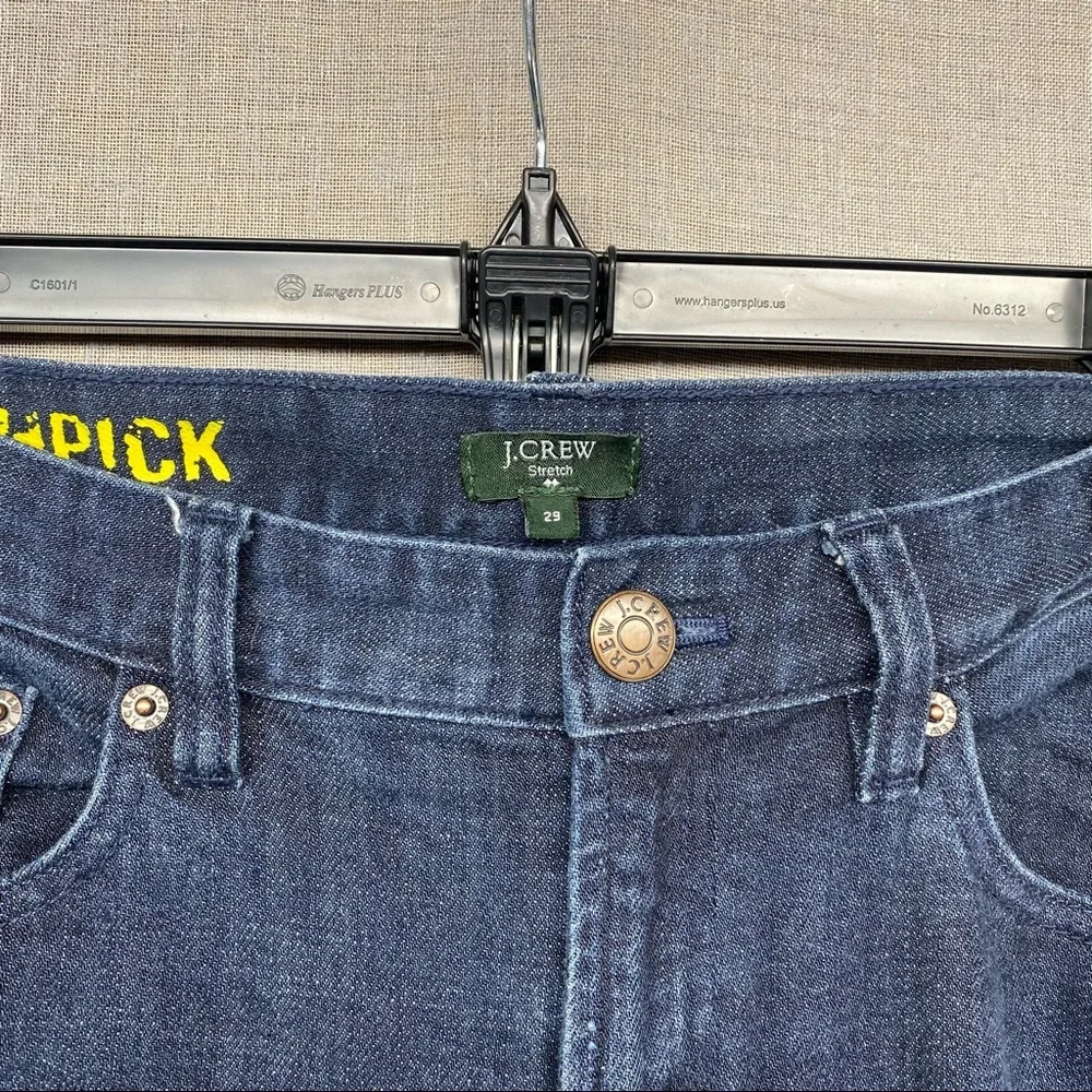 J-Crew‎ Dark Blue Toothpick Jeans size | 29, Inseam 31